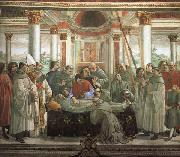 Domenicho Ghirlandaio Totenfeier fur den Hl.Franziskus oil painting